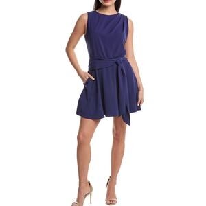Black Halo Emsley Mini Dress Blue Purple Sleeveless Women's Size 12